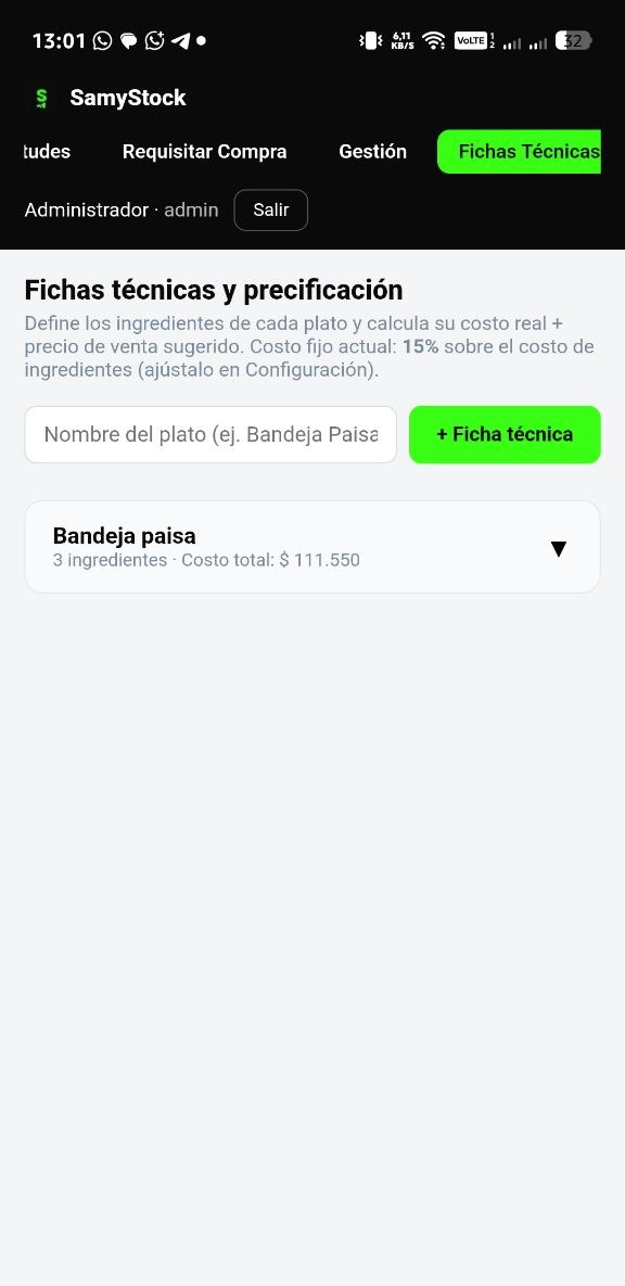 Fichas técnicas
